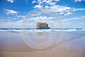 Islet in Ballota beach