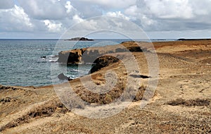 Islet and its bay