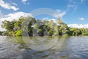 Isletas, little islands from Nicaragua lake