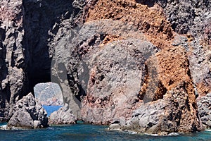 Islets and faraglioni of the Aeolian islands photo
