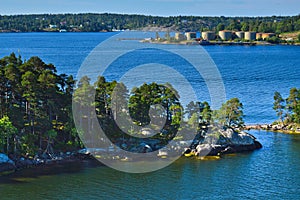 Islets of Stockholm Archipelago in Baltic Sea, Sweden