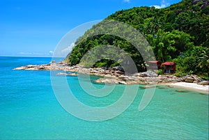 Islolated stretch of beach in Ko Phangan