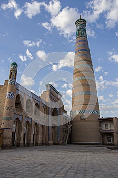 Islom Xoja complex in the city of Khiva. photo