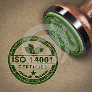 ISO 14001 Certified Company Label