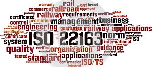 ISO 22163  word cloud