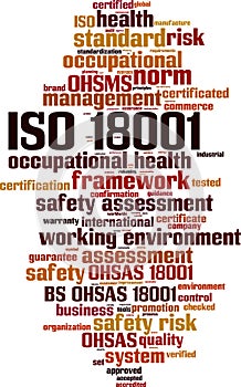 ISO 18001  word cloud
