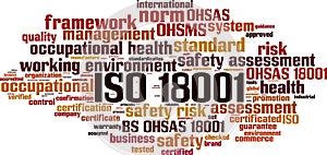 ISO 18001  word cloud