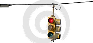 Isoalated Traffic Light