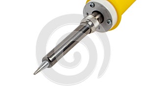 Isoalted balde of solderer with yellow handle