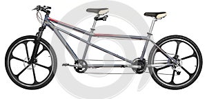 Isoalted tandem bicycle photo