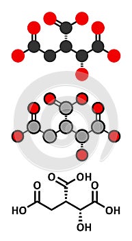 Isocitric acid molecule