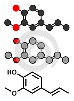 Isoeugenol fragrance molecule