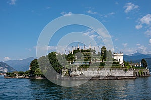 Isola Bella island in Maggiore lake, Borromean Islands, Stresa Piedmont Italy