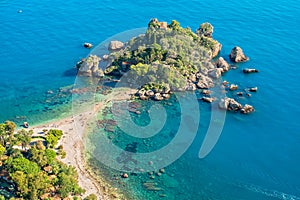 Isola Bella island. Taormina, Sicily, Italy