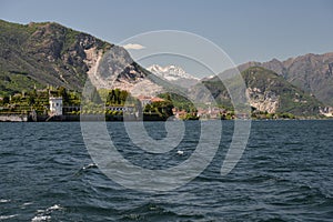 Isola Bella , Stresa, Lake - lago - Maggiore, Italy. Hanging gardens