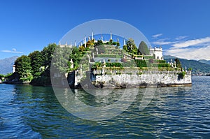 Isola Bella , Stresa, Lake - lago - Maggiore, Italy. Hanging gardens