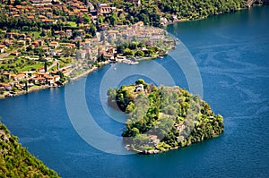 Isola Comacina nel Lago di Como