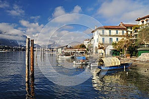 Isola dei Pescatori, Lake Maggiore, Italy photo