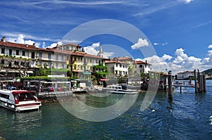 Isola dei Pescatori, Lake Maggiore, Stresa, Italy photo