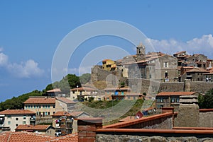 Isola del Giglio, Tuscany Italy: a view of the village Giglio Castello photo