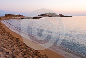 Isola delle Correnti after the sunset photo