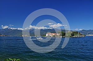 Isola Superiore dei Pescatori and Isola Bella, Lago Maggiore, Italy.