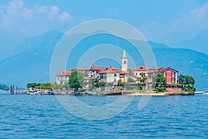 Isola Superiore dei pescatori at Lago Maggiore, Italy