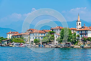 Isola Superiore dei pescatori at Lago Maggiore, Italy