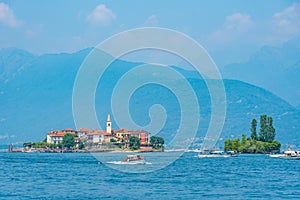Isola Superiore dei pescatori at Lago Maggiore, Italy