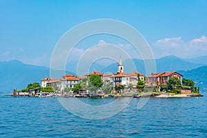 Isola Superiore dei pescatori at Lago Maggiore, Italy