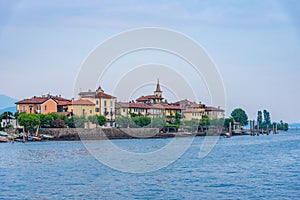 Isola Superiore dei pescatori at Lago Maggiore, Italy