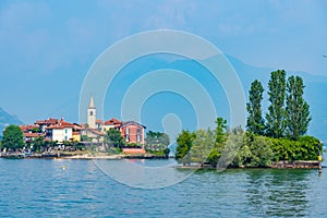 Isola Superiore dei pescatori at Lago Maggiore, Italy