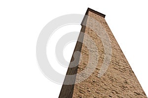 Isolate brick chimney.