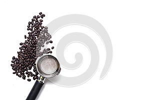 Isolate coffee bean for menu