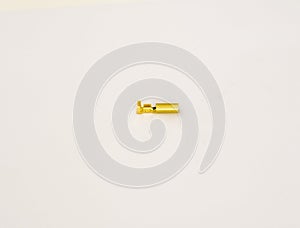 An electrical`s terminal`s cylindrical on a white background photo