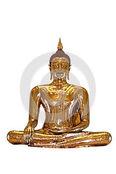 Isolate of a pure gold Buddha, Thailand