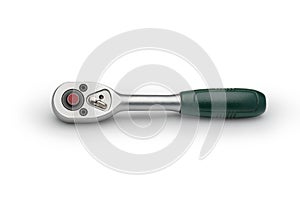 Isolate. Reversible ratchet on a white background