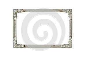 Isolate silver frame