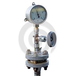 Isolate of the technological assembly of the pressure gauge