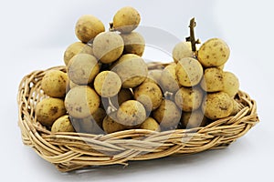 Longkong langsart fruit in Asian science name Lansium domesticum. photo