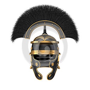 Isolated 3d illustration of a Roman Helmet