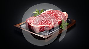 Isolated A5 Wagyu Beef: A Gastronomic Masterpiece, Generative AI