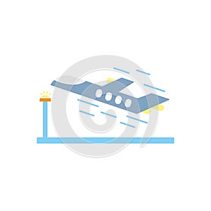 Isolated airplane icon vector design