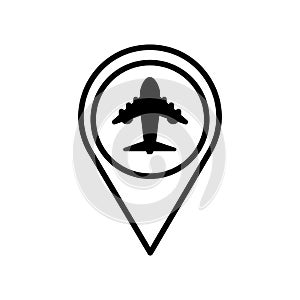 Isolated airplane icon vector design