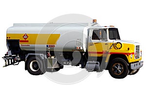 Isolated Airport Gas Truck