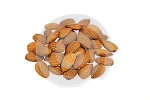 Isolated almonds