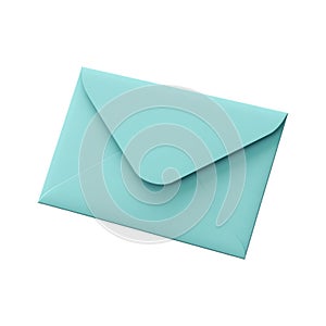 Light Blue Envelope Mockup: A Blank Invitation or Correspondence