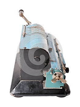 Isolated arithmometer side view