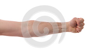 Isolated Arm with Fist photo