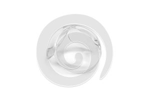 Isolated baby proof corner transperent protector with adhesive tape on white background for home